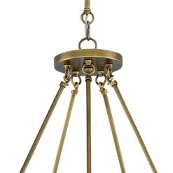 MarjieScope 32"W 10-Light Antique Brass Chandelier 7 MarjieScope 32"W 10-Light Antique Brass Chandelier -Modern Lamp Shop marjiescope 32 inchw 10 light antique brass chandelier 517f0views2
