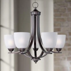 Maxim Axis 24" Wide Oil Rubbed Bronze Chandelier