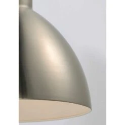 Maxim Cora 7" Wide Satin Nickel Mini Pendant -Modern Lamp Shop maxim cora 7 inch wide satin nickel mini pendant 45g20views1