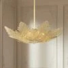 Metropolitan Evergold 24"W India Gold Leaf LED Pendant Light