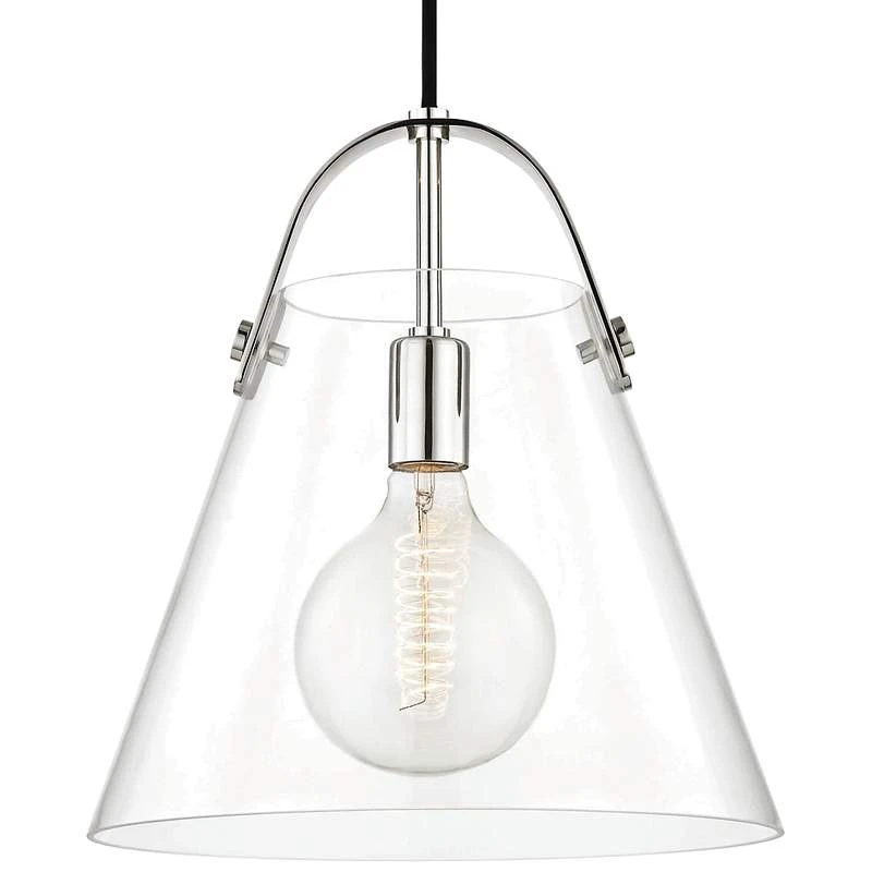 Mitzi Karin 12 3/4" Wide Polished Nickel Pendant Light 2 Mitzi Karin 12 3/4" Wide Polished Nickel Pendant Light - Image 2