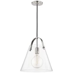 Mitzi Karin 12 3/4" Wide Polished Nickel Pendant Light 7 Mitzi Karin 12 3/4" Wide Polished Nickel Pendant Light -Modern Lamp Shop mitzi karin 12 and three quarter inch wide polished nickel pendant light 46t66views3