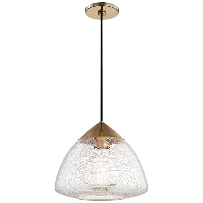 Mitzi Maya 12" Wide Aged Brass Mini Pendant 2 Mitzi Maya 12" Wide Aged Brass Mini Pendant - Image 2