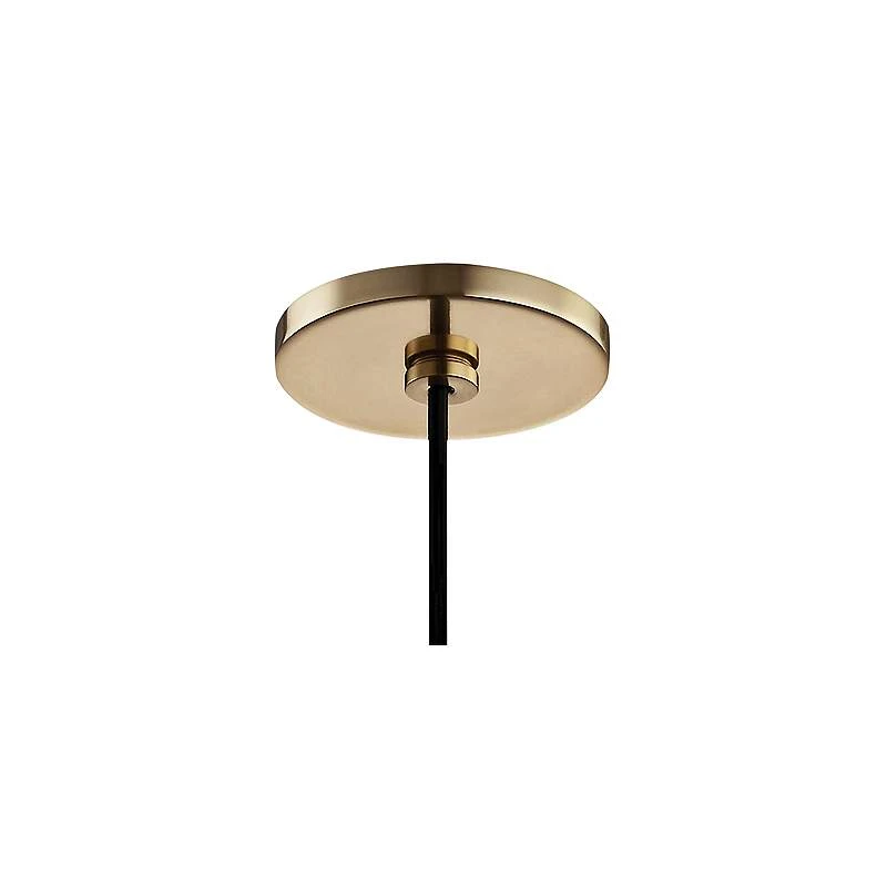 Mitzi Maya 12" Wide Aged Brass Mini Pendant 4 Mitzi Maya 12" Wide Aged Brass Mini Pendant - Image 4
