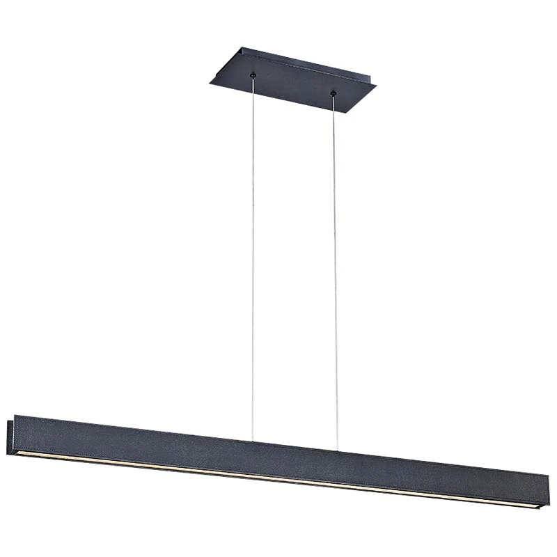Modern Forms 42" Wide Black Finish LED Kitchen Island Linear Pendant 2 Modern Forms 42" Wide Black Finish LED Kitchen Island Linear Pendant - Image 2