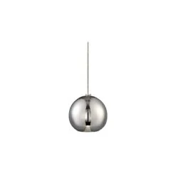 Modern Forms Acid 4" Wide Polished Nickel LED Mini Pendant