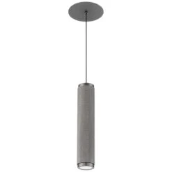 Modern Forms Burning Man 13.5" High Nickel Finish Modern Mini Pendant -Modern Lamp Shop modern forms burning man 13 5 inch high nickel finish modern mini pendant 120n3views3