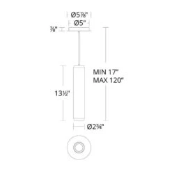 Modern Forms Burning Man 13.5" High Nickel Finish Modern Mini Pendant -Modern Lamp Shop modern forms burning man 13 5 inch high nickel finish modern mini pendant 120n3views5
