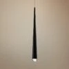 Modern Forms Cascade 19" High Matte Black LED Mini Pendant