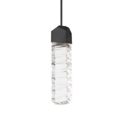 Modern Forms Juliet 3" Wide 1-Light Modern Pendant In Black