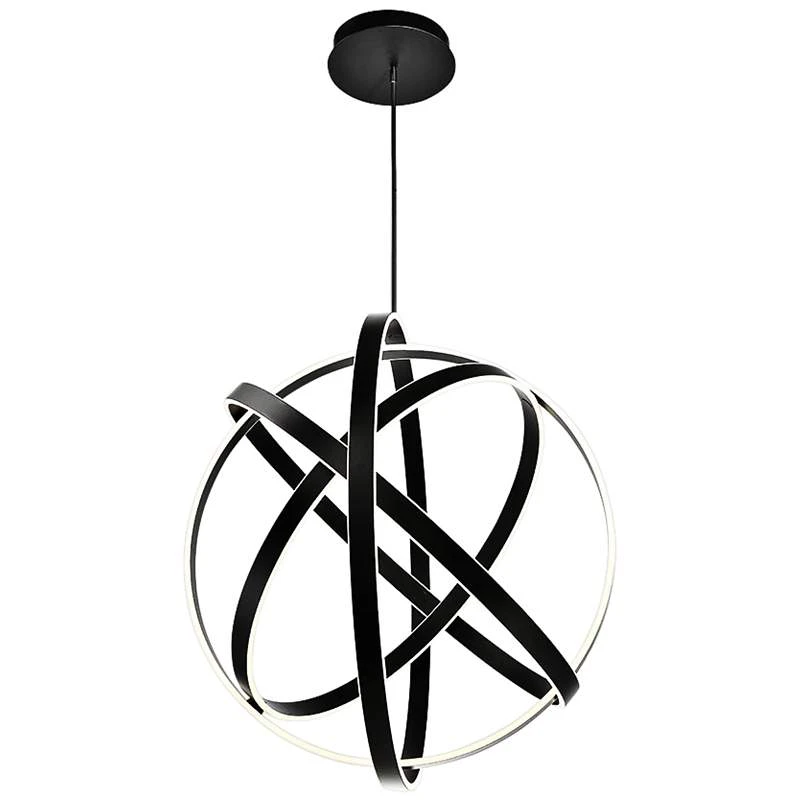 Modern Forms Kinetic 38" Wide Black 4-Light LED Pendant 2 Modern Forms Kinetic 38" Wide Black 4-Light LED Pendant - Image 2