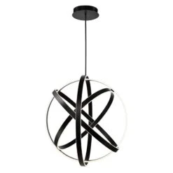 Modern Forms Kinetic 38" Wide Black 4-Light LED Pendant 7 Modern Forms Kinetic 38" Wide Black 4-Light LED Pendant -Modern Lamp Shop modern forms kinetic 38 inch wide black 4 light led pendant 55n22views1