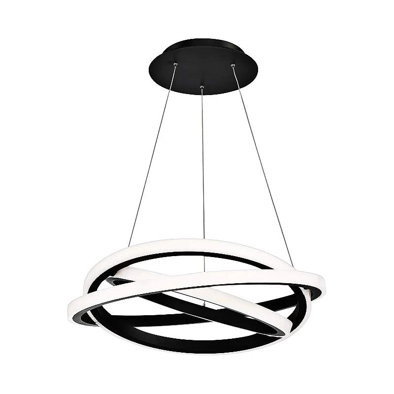 Modern Forms Veloce 26" Wide Black 3-Light LED Pendant 2 Modern Forms Veloce 26" Wide Black 3-Light LED Pendant - Image 2