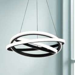 Modern Forms Veloce 26" Wide Black 3-Light LED Pendant