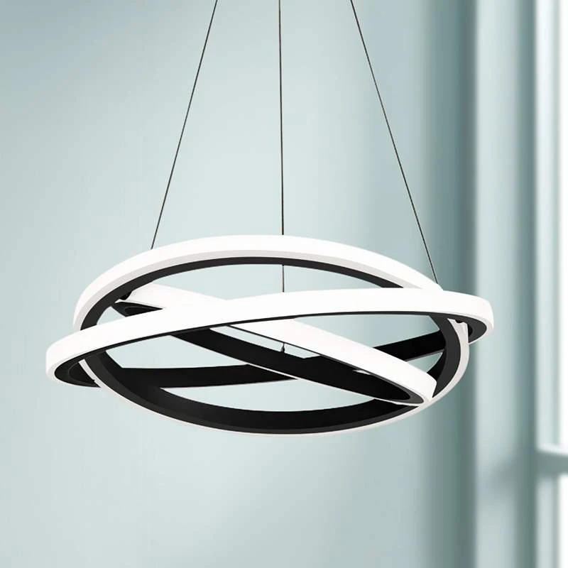 Modern Forms Veloce 26" Wide Black 3-Light LED Pendant 1 Modern Forms Veloce 26" Wide Black 3-Light LED Pendant