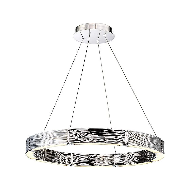 Modern Forms Zelda 29"W Polished Nickel 8-Light LED Pendant 2 Modern Forms Zelda 29"W Polished Nickel 8-Light LED Pendant - Image 2