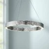 Modern Forms Zelda 29"W Polished Nickel 8-Light LED Pendant