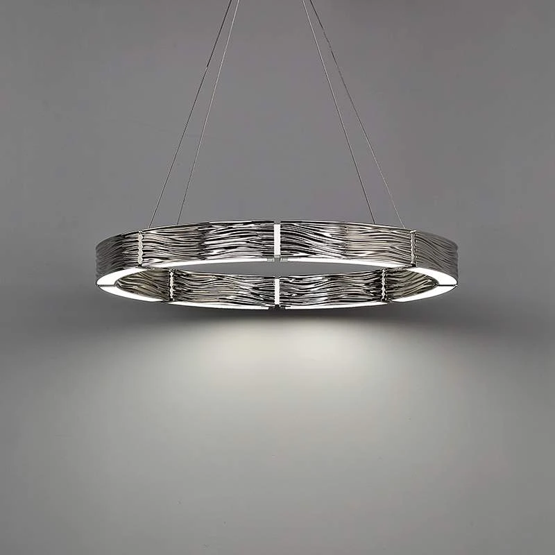 Modern Forms Zelda 29"W Polished Nickel 8-Light LED Pendant 3 Modern Forms Zelda 29"W Polished Nickel 8-Light LED Pendant - Image 3