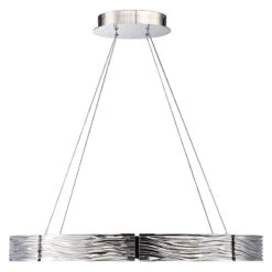 Modern Forms Zelda 29"W Polished Nickel 8-Light LED Pendant 9 Modern Forms Zelda 29"W Polished Nickel 8-Light LED Pendant -Modern Lamp Shop modern forms zelda 29 inchw polished nickel 8 light led pendant 55p82views2