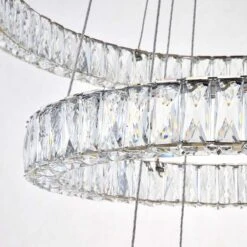 Monroe 31 1/2" Wide Gold And Crystal 3-Tier LED Chandelier 10 Monroe 31 1/2" Wide Gold And Crystal 3-Tier LED Chandelier -Modern Lamp Shop monroe 31 and one half inch wide gold and crystal 3 tier led chandelier 78k79views3