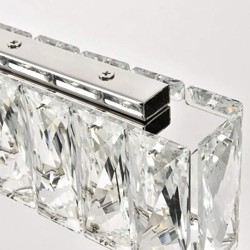 Monroe 38 3/4" Wide Crystal LED Kitchen Island Light Pendant 4 Monroe 38 3/4" Wide Crystal LED Kitchen Island Light Pendant - Image 4