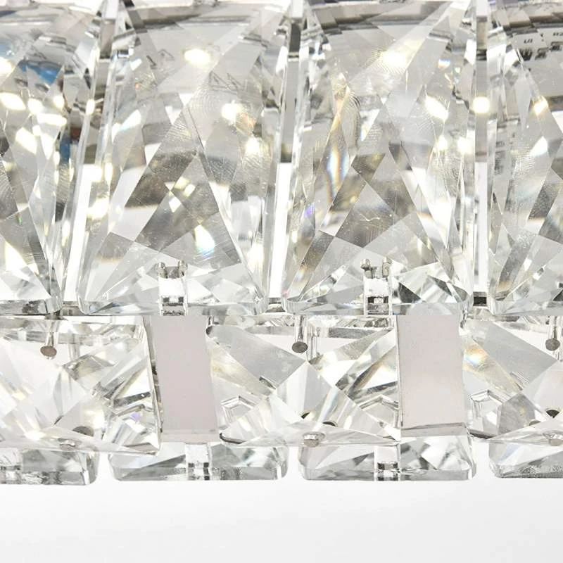 Monroe 38 3/4" Wide Crystal LED Kitchen Island Light Pendant 5 Monroe 38 3/4" Wide Crystal LED Kitchen Island Light Pendant - Image 5