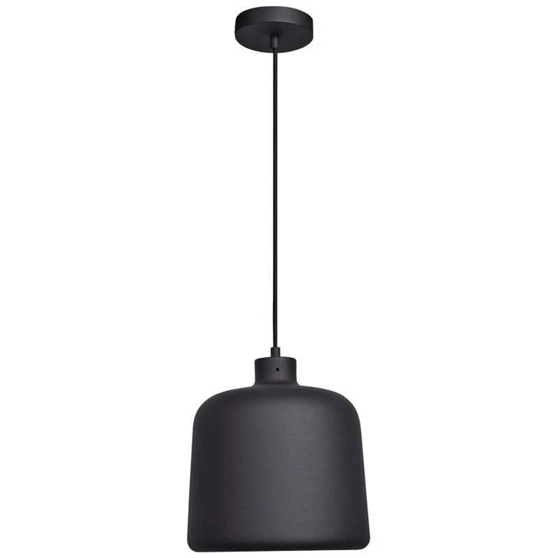 Nostalgia 10" Wide Matte Black Metal LED Mini Pendant 2 Nostalgia 10" Wide Matte Black Metal LED Mini Pendant - Image 2