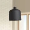 Nostalgia 10" Wide Matte Black Metal LED Mini Pendant