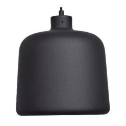Nostalgia 10" Wide Matte Black Metal LED Mini Pendant 5 Nostalgia 10" Wide Matte Black Metal LED Mini Pendant -Modern Lamp Shop nostalgia 10 inch wide matte black metal led mini pendant 69y11views1