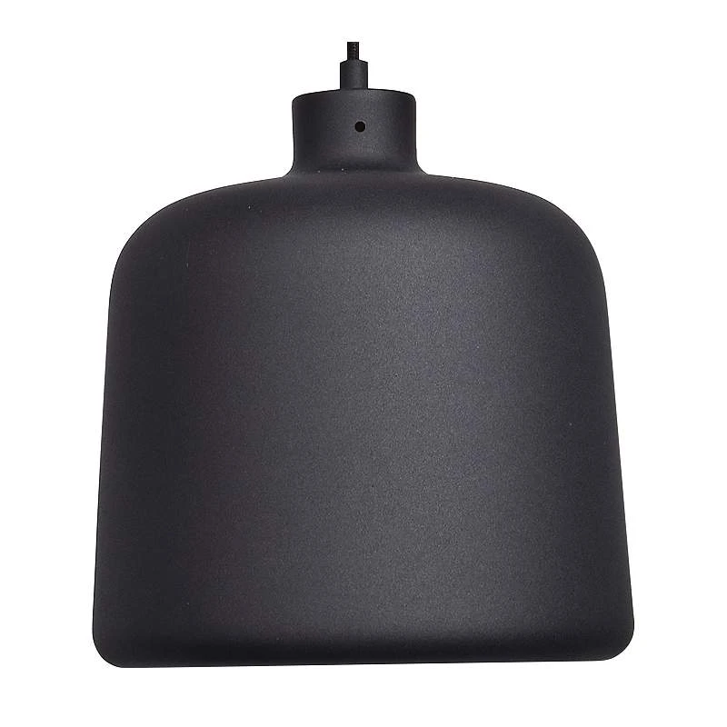 Nostalgia 10" Wide Matte Black Metal LED Mini Pendant 3 Nostalgia 10" Wide Matte Black Metal LED Mini Pendant - Image 3