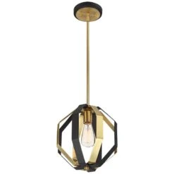 Octo 10 3/4" Wide Bronze And Warm Gold Mini Pendant 10 Octo 10 3/4" Wide Bronze And Warm Gold Mini Pendant -Modern Lamp Shop octo 10 and three quarter inch wide bronze and warm gold mini pendant 63c18views3