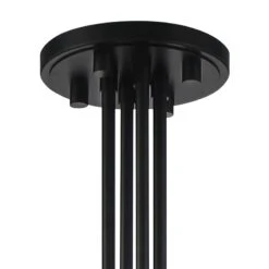 Palais 48" Wide Black Amber Glass 40-Light 2-Tier Chandelier -Modern Lamp Shop palais 48 inch wide black amber glass 40 light 2 tier chandelier 667c2views4