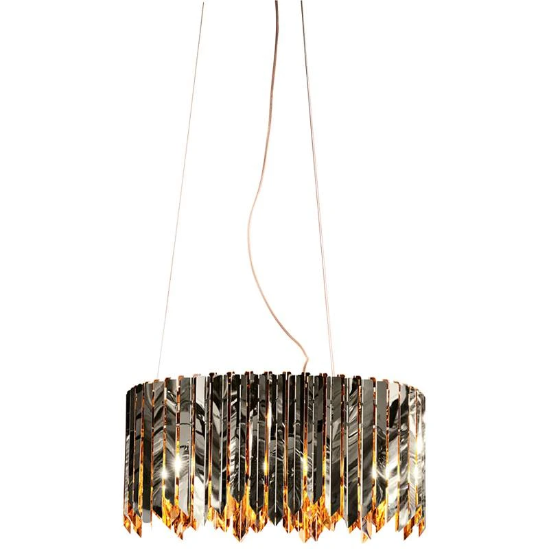 Peron 24" Wide Chrome Silver And Gold 6-Light Pendant Light 1 Peron 24" Wide Chrome Silver And Gold 6-Light Pendant Light