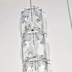 Polaris 12" Wide Gold And Crystal LED Multi Light Pendant 9 Polaris 12" Wide Gold And Crystal LED Multi Light Pendant -Modern Lamp Shop polaris 12 inch wide gold and crystal led multi light pendant 77j11views2