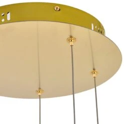 Polaris 12" Wide Gold And Crystal LED Multi Light Pendant 11 Polaris 12" Wide Gold And Crystal LED Multi Light Pendant -Modern Lamp Shop polaris 12 inch wide gold and crystal led multi light pendant 77j11views4