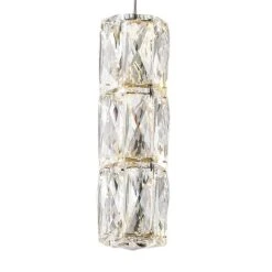 Polaris 27 1/2" Wide Chrome Crystal LED Multi Light Pendant 5 Polaris 27 1/2" Wide Chrome Crystal LED Multi Light Pendant -Modern Lamp Shop polaris 27 and one half inch wide chrome crystal led multi light pendant 77h88views1