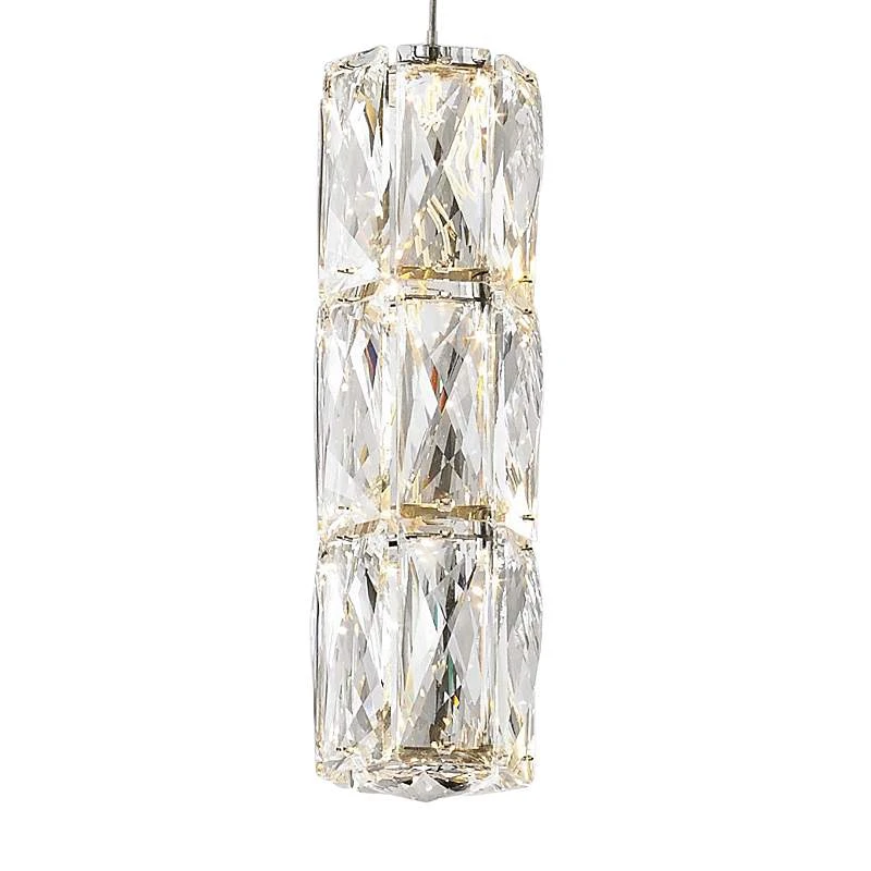 Polaris 27 1/2" Wide Chrome Crystal LED Multi Light Pendant 3 Polaris 27 1/2" Wide Chrome Crystal LED Multi Light Pendant - Image 3