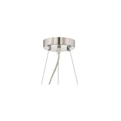 Possini Euro Bretton 22" Wide Brushed Nickel Crystal Chandelier 10 Possini Euro Bretton 22" Wide Brushed Nickel Crystal Chandelier -Modern Lamp Shop possini euro bretton 22 inch wide brushed nickel crystal chandelier u3573views2