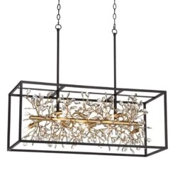 Possini Euro Carrine 38 1/2" Black And Gold Kitchen Island Pendant 7 Possini Euro Carrine 38 1/2" Black And Gold Kitchen Island Pendant -Modern Lamp Shop possini euro carrine 38 and one half inch black and gold kitchen island pendant 71f57