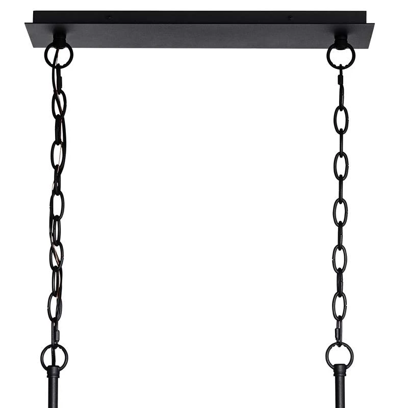 Possini Euro Carrine 38 1/2" Black And Gold Kitchen Island Pendant 5 Possini Euro Carrine 38 1/2" Black And Gold Kitchen Island Pendant - Image 5