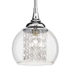Possini Euro Encircled 6" Wide Crystal Glass Modern LED Mini Pendant 9 Possini Euro Encircled 6" Wide Crystal Glass Modern LED Mini Pendant -Modern Lamp Shop possini euro encircled 6 inch wide crystal glass modern led mini pendant 90454views1