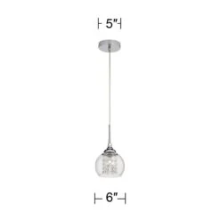 Possini Euro Encircled 6" Wide Crystal Glass Modern LED Mini Pendant 12 Possini Euro Encircled 6" Wide Crystal Glass Modern LED Mini Pendant -Modern Lamp Shop possini euro encircled 6 inch wide crystal glass modern led mini pendant 90454views4