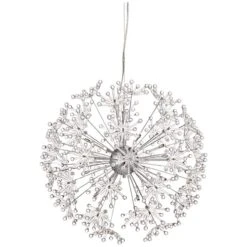 Possini Euro Felicity 25 1/2" Wide Modern Chrome Flower Light Pendant -Modern Lamp Shop possini euro felicity 25 and one half inch wide modern chrome flower light pendant 2t049