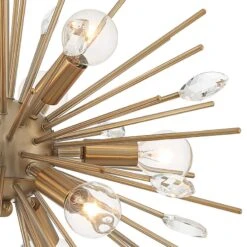 Possini Euro Janae 18" Wide Antique Gold Sputnik Pendant Light 9 Possini Euro Janae 18" Wide Antique Gold Sputnik Pendant Light -Modern Lamp Shop possini euro janae 18 inch wide antique gold sputnik pendant light 46f80views1