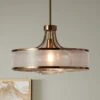 Possini Euro Layne 19" Wide Warm Antique Gold Pendant Light