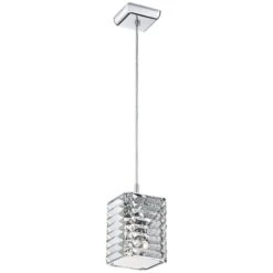 Possini Euro Lenke Chrome 6" Wide Modern Crystal Mini Pendant 10 Possini Euro Lenke Chrome 6" Wide Modern Crystal Mini Pendant -Modern Lamp Shop possini euro lenke chrome 6 inch wide modern crystal mini pendant 7c581views3