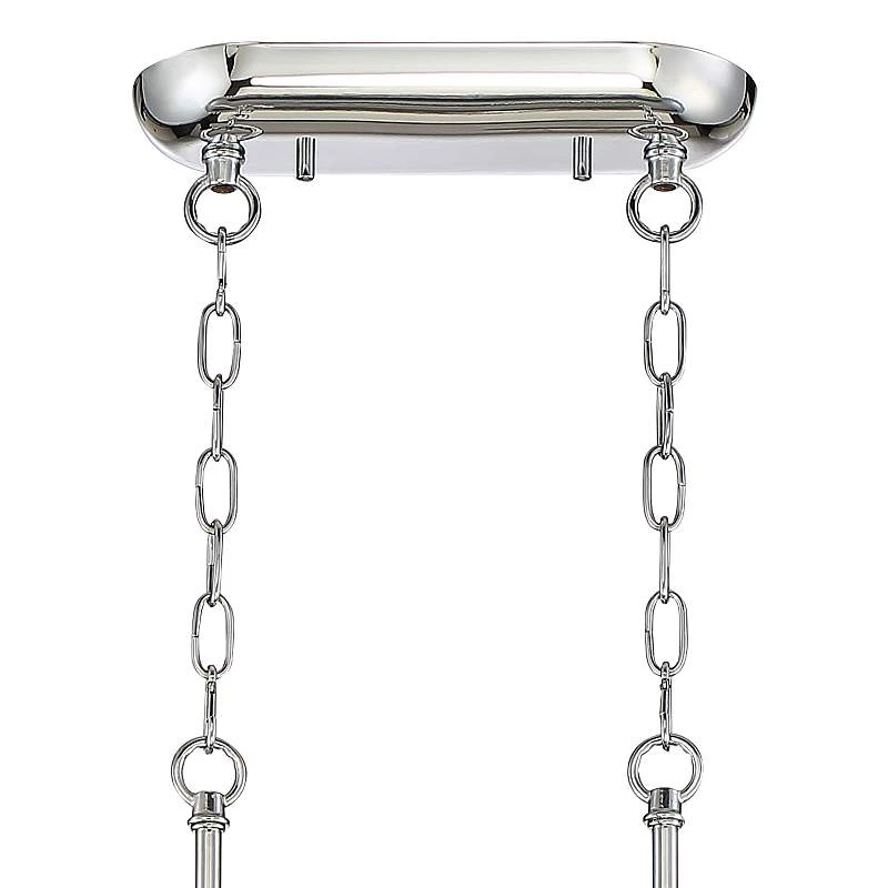 Possini Euro Mirabell 34" Crystal LED Kitchen Island Linear Pendant 4 Possini Euro Mirabell 34" Crystal LED Kitchen Island Linear Pendant - Image 4