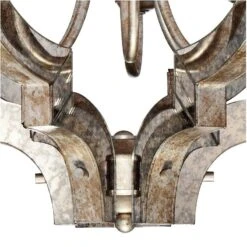 Possini Euro Ornament 23 1/4" Wide Aged Silver 6-Light Chandelier -Modern Lamp Shop possini euro ornament 23 and one quarter inch wide aged silver 6 light chandelier t5031views2