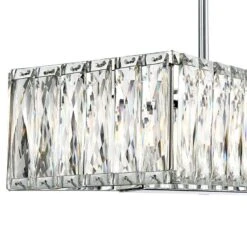 Possini Euro Sera 33 1/2" Chrome Crystal Kitchen Island Light Pendant 9 Possini Euro Sera 33 1/2" Chrome Crystal Kitchen Island Light Pendant -Modern Lamp Shop possini euro sera 33 and one half inch chrome crystal kitchen island light pendant 53x10views1