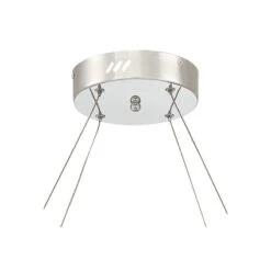 Possini Euro Vesta 35 1/2" Wide Chrome LED Ring Pendant Chandelier -Modern Lamp Shop possini euro vesta 35 and one half inch wide chrome led ring pendant chandelier 35c50views2